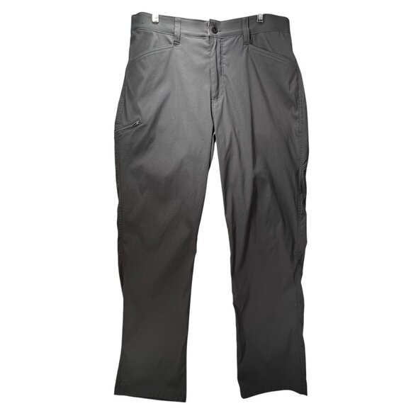 Orvis Other - Orvis Mens Gray Nylon Blend Fishing Hiking Pants Zipper Pockets 38x34